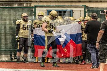2019-06-09 - Entrata in campo degli Spartans Moscow - CEFL CUP - SPARTANS MOSCOW VS GIANTS BOLZANO - AMERICAN FOOTBALL - OTHER SPORTS
